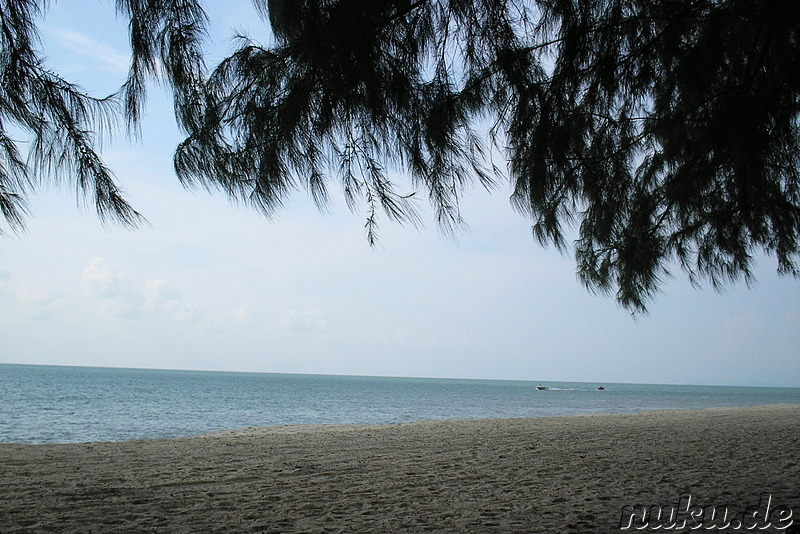 Strand von Batu Ferringhi, Pulau Penang, Malaysia