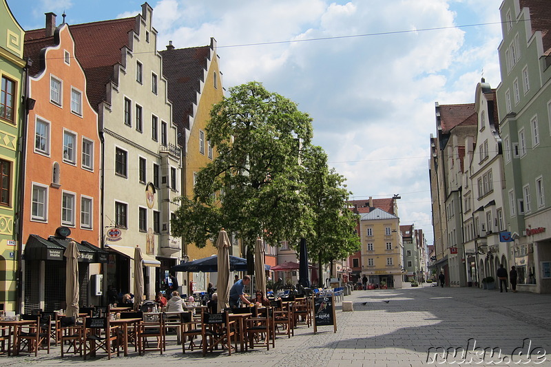 Fussgängerzone in Ingolstadt, Bayern, Deutschland