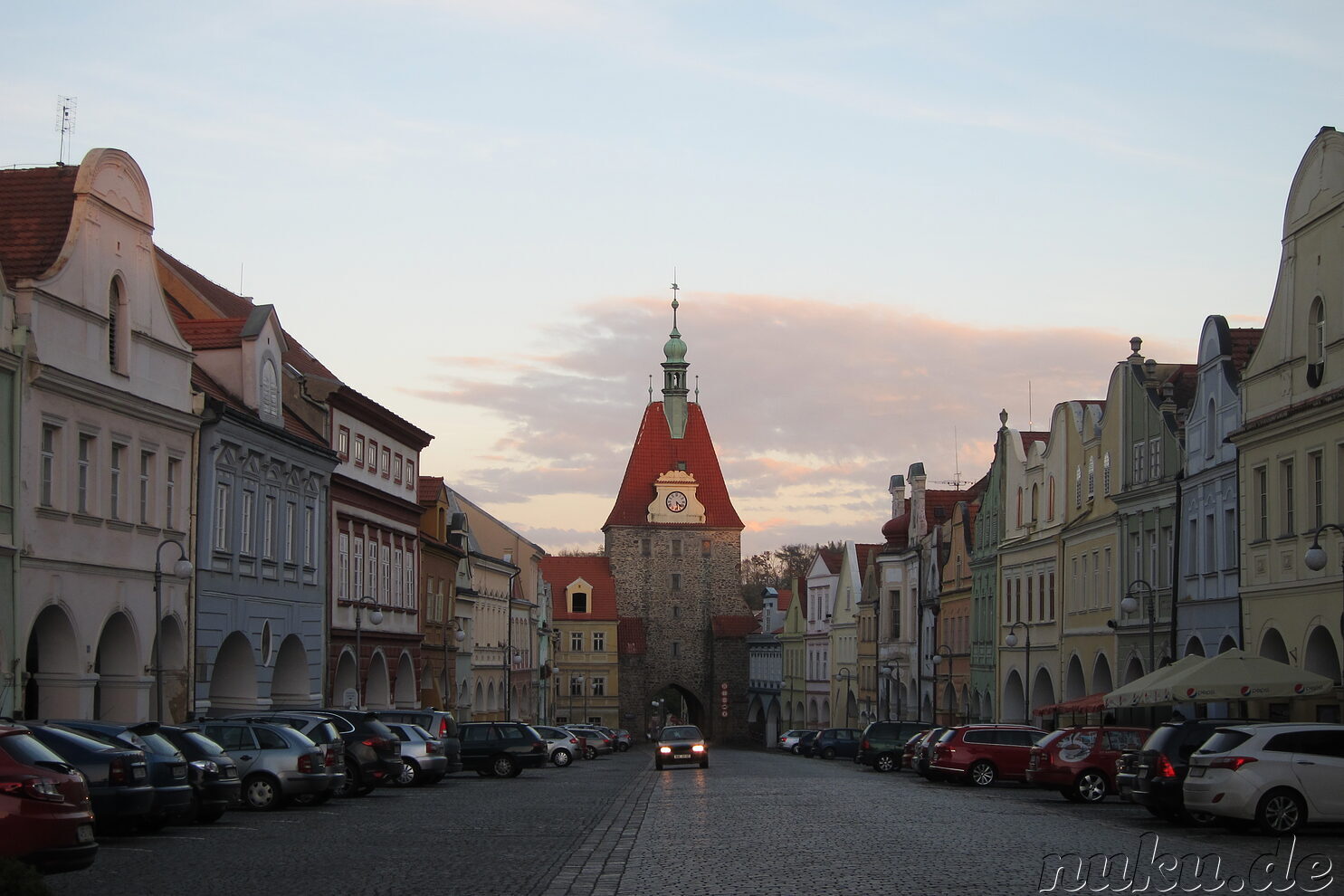 Unteres Stadttor Domazlice Tschechien Osteuropa